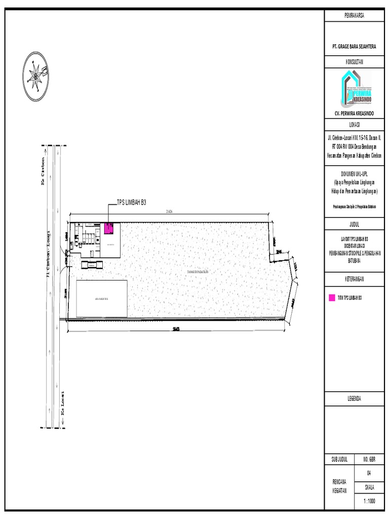 04.layout Titik Tps Limbah b3 | PDF