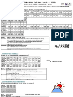 Bus Schedule To Kawaguchiko & Mt. Fuji (Oct.1 Oct.31 2022)