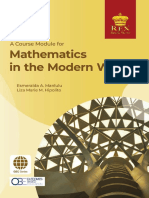 Mathematics in Modern World