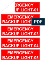 Sample of Substation Demarcation List