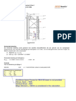 Cantilever Beam Forces For Hea160 Beam Is Not Provided. Hence, Axial 19Kn, Vertical Shear 8Kn Major Moment 18Knm Is Considered in The Calculation