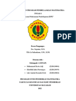 Pengembangan Program Pembelajaran Matematika Tugas 3: "Rencana Pelaksanaan Pembelajaran (RPP) "