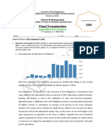 MODULAR Final EXAM in Agricultural Economics