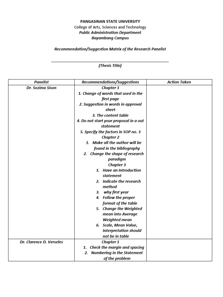 Research Matrix 2 | PDF