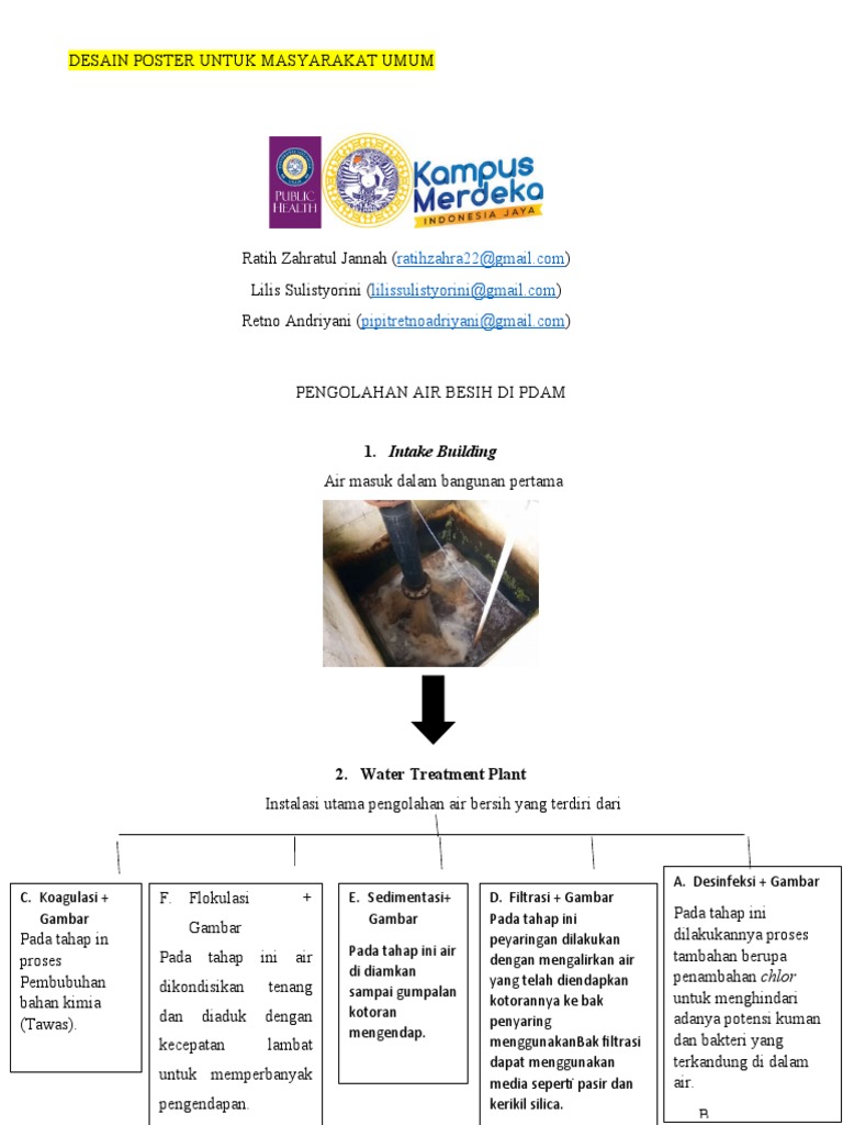 Desain Poster Pdam Untuk Anak Sekolah | PDF