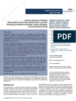 Surgical Management Outcome of Bowel Obstruction and Its Associated Factors at Asella Teaching and Referral Hospital Eas