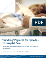 "Bundling" Payment For Episodes of Hospital Care