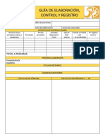 Guía de Elaboración y Control