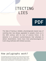 Detecting Lies: How Polygraphs and Behavioral Cues Reveal Deception