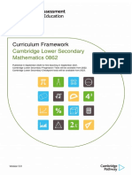 0862 Lower Secondary Mathematics Curriculum Framework 2020 - tcm143-592602