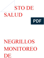 Monitoreo de Programas