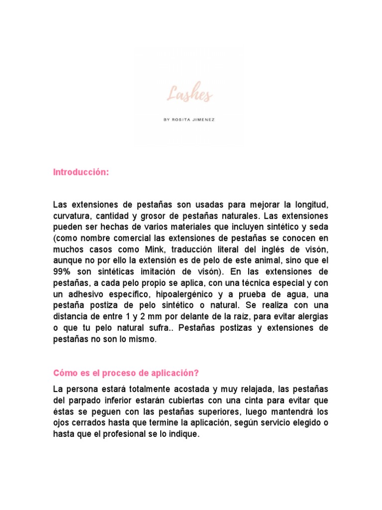 Manual para Extensiones de Pestañas | PDF