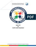 ISoP PYP PE Scope and Sequence