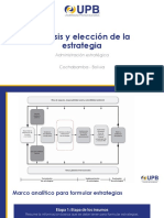 Análisis y Elección de La Estrategia