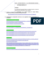 Aud 230 Presupuestos Públicos: Actividad Grupal #1 M.Sc. Pedro Bejarano Velásquez