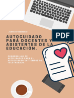 Autocuidado Educadores y Asistentes de La Educacion