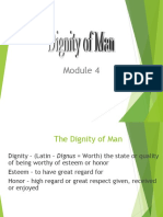 Module 2 - Dignity of Man