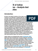 Article 226 of Indian Constitution - Analysis and Interpretation