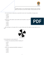 GED Prep: Basic Probability Worksheet