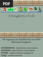 6 Kingdoms of Life PowerPoint | PDF | Plants | Fungus