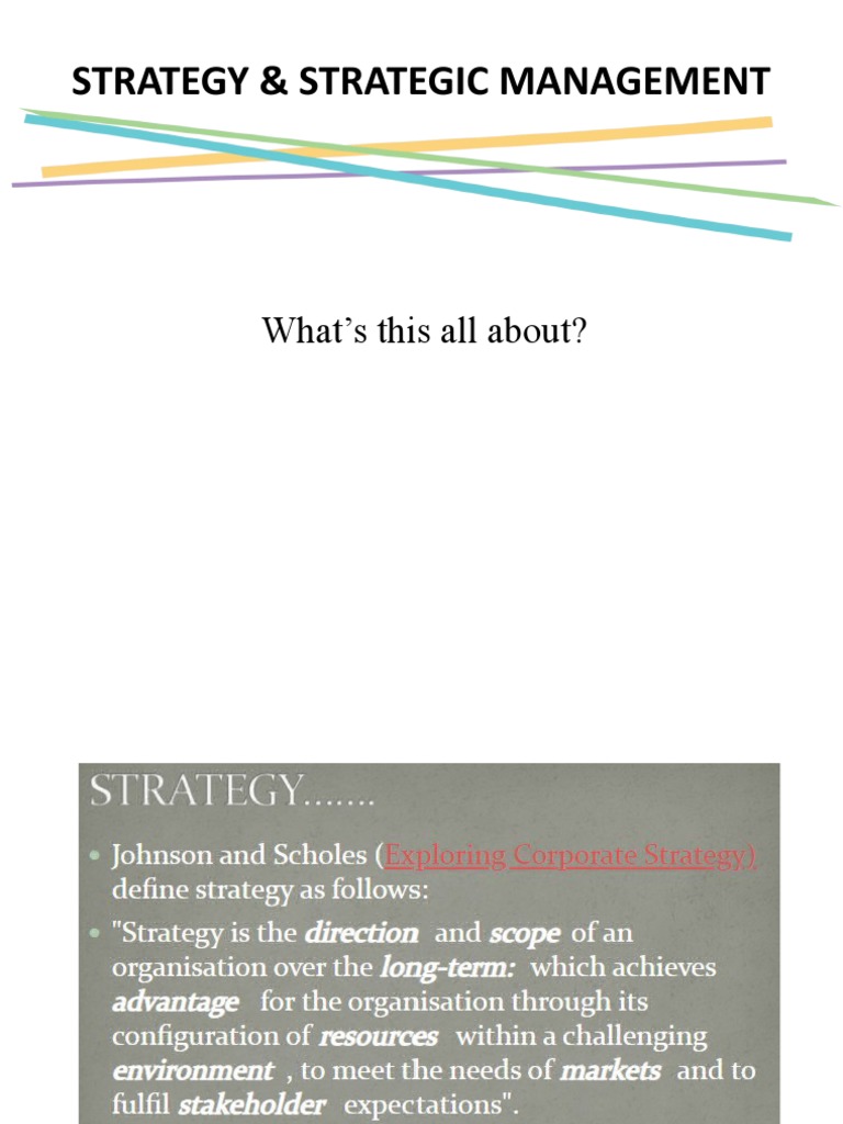 Introduction To Strategic-Planning | PDF | Strategic Planning | Goal