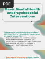 MHPSS Intervention Pyramid Overview | PDF | Psychosocial | Mental Health