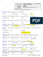 Calculus 1 HomeWork With Answer