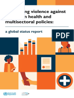 Addressing Violence Against Women in Health and Multisectoral Policies