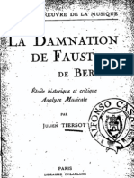 Tiersot, La Damnation de Faust de Berlioz