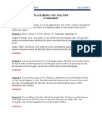 Plagiarism Case Analysis WS