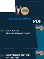 Aluno Aula Pocket - Recorrência