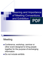 Events and Convention Management