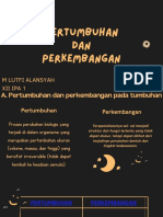 Petumbuhan Dan Perkembangan.