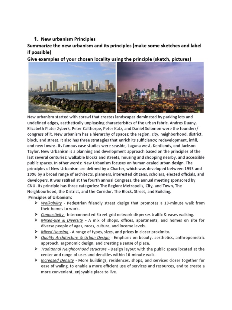 New Urbanism Principles | PDF | Earth Sciences