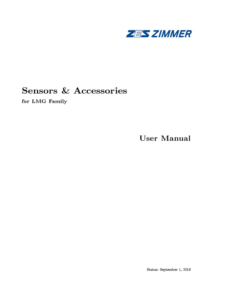 Sensors LMG600 | PDF | Fuse (Electrical) | Electrical Connector