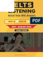 IELTS Academic Listening May-Aug 2022