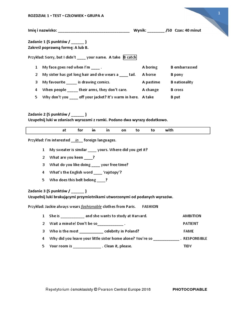 Rep8 Unit 1 A Test Pdf