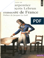 Jean Carpentier, François Lebrun - Histoire de France