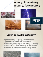 Hydrometeory KM
