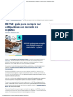 REPSE - Guía para Cumplir Con Obligaciones en Materia de Registro - Infoautónomos México