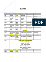 BUSI 4050 - Course Schedule - 2022