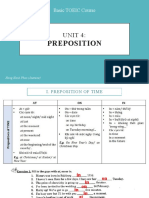 Basic TOEIC - U4 - Prepositions