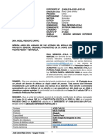 RAUL MENDOZA AYALA Designa Nuevo Abogado Defensor Particular en Proceso Unico de Alimentos