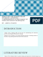 Improving The Eighth Grade Students' Listening Comprehension - Specch and Seminar