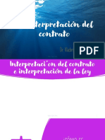 La Interpretación Del Contrato: Dr. Vladimir Aguilar Guerra