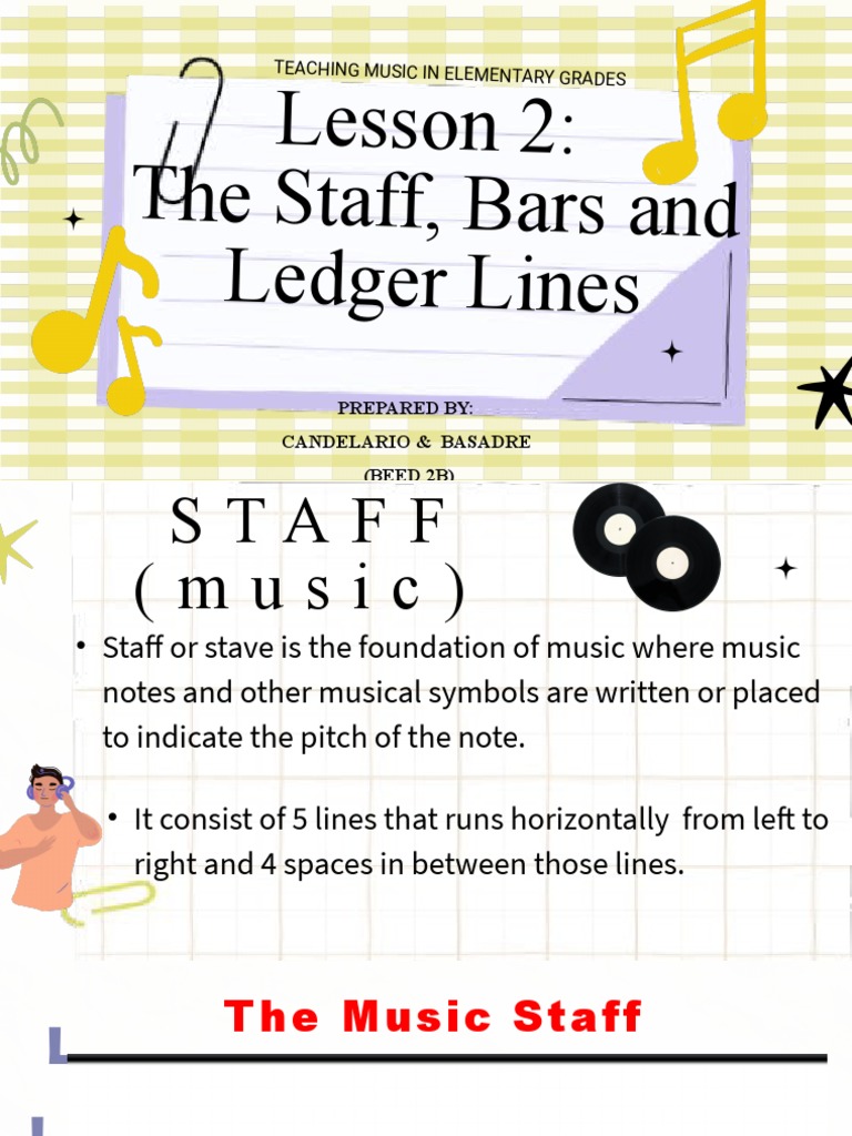 Lesson 2 STAFF BAR AND LEDGER LINES PDF