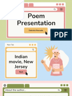 Green Pink Playful UI Illustration English Class Education Presentation