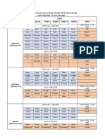 Jadwal WH Dan Jaga Internaa