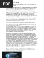 A Teoria Do Big-Bang