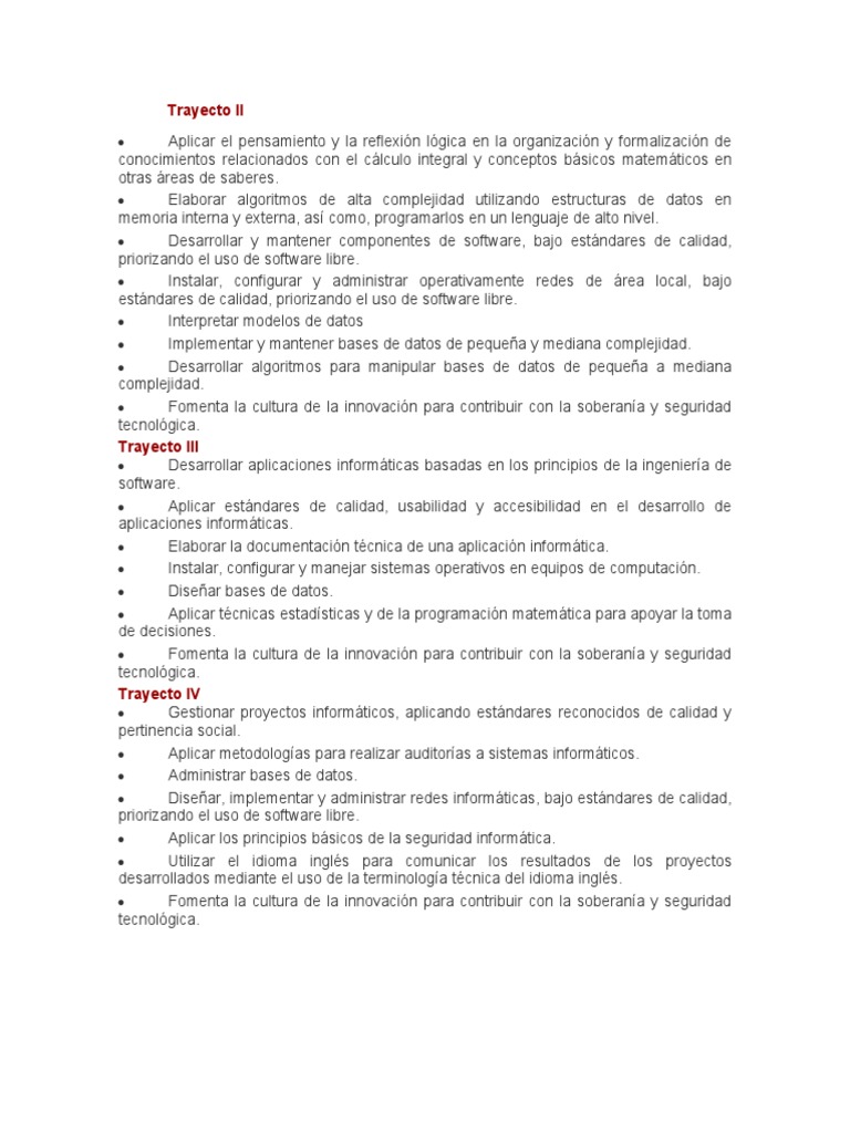 Contenido Analitico PNF Informatica | PDF | Arte | Informática